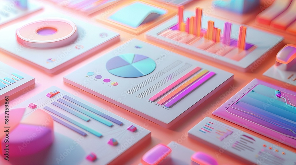3d render of a modern infographic design elements,eaturing bright colors and dynamic geometric shapes, ideal for visual data communication and creative presentations 3d render of a modern infographic design elements,eaturing bright colors and dynamic geometric shapes, ideal for visual data communication and creative presentations