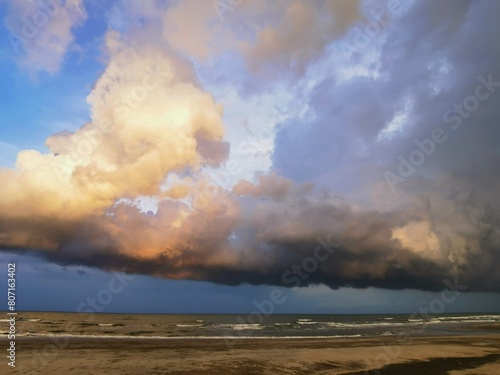 Clouds above the sea