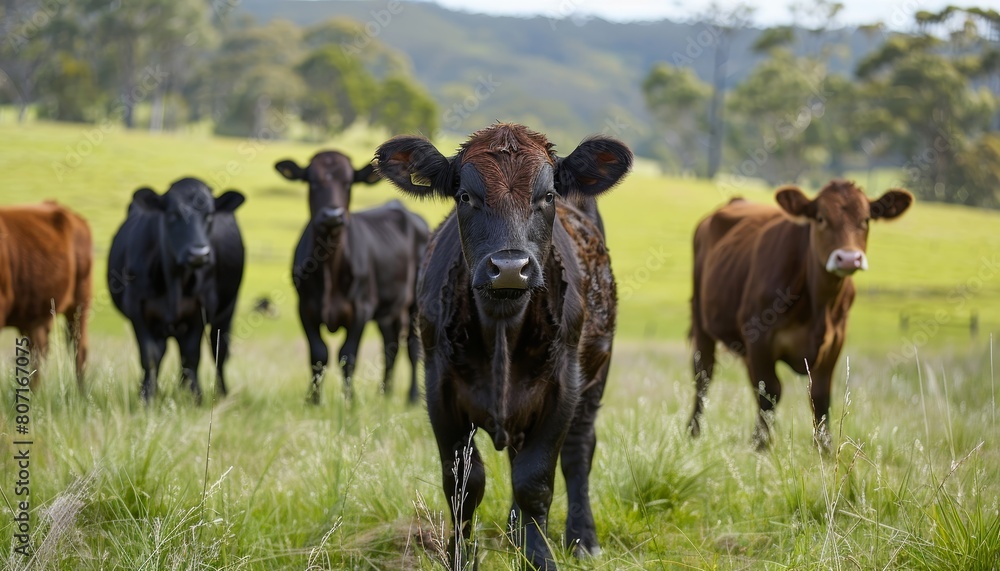 Sustainable farm cultivating purebred wagyu cows through organic regenerative agriculture Sustainable farm cultivating purebred wagyu cows through organic regenerative agriculture