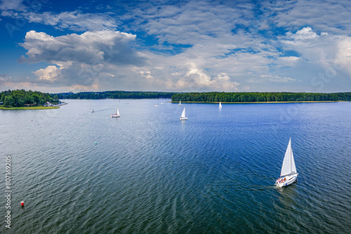 Fototapeta Naklejka Na Ścianę i Meble -  Mazury. Jezioro Kisajno.