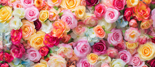 Rosas coloridas - Banner
 photo
