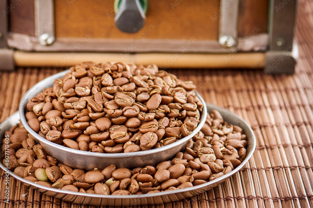 coffee beans in a bowl coffee beans in a bowl