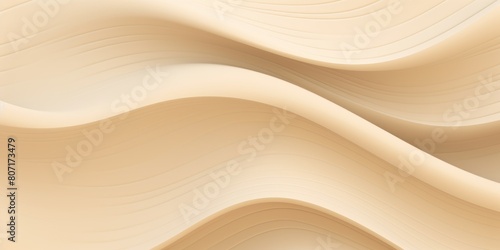 Tan abstract wavy pattern in tan color, monochrome background with copy space texture for display products blank copyspace for design text photo