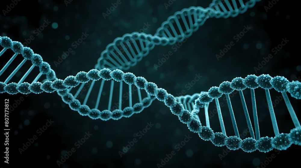 Elegant abstract dna spiral background. Generative AI, Generative, AI Elegant abstract dna spiral background. Generative AI, Generative, AI