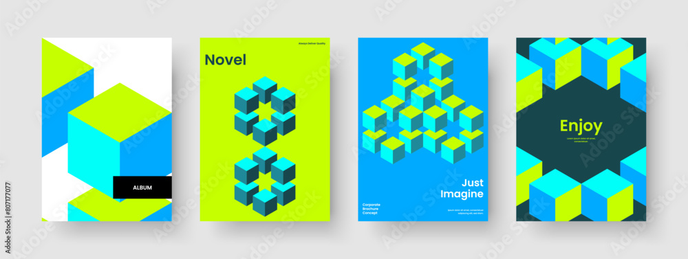 Geometric Flyer Template. Isolated Book Cover Layout. Abstract Poster Design. Business Presentation. Brochure. Banner. Report. Background. Leaflet. Portfolio. Pamphlet. Notebook. Handbill. Journal