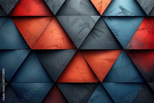 Immerse yourself in the premium experience of 3D overlapping geometry with an abstract modern background