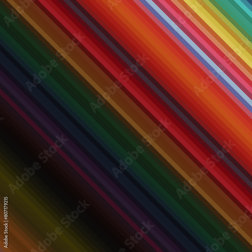 Colorful stripe abstract background. Motion effect. Color lines. Colored fiber texture backdrop and banner. Multi color gradient pattern and textured wallpaper.