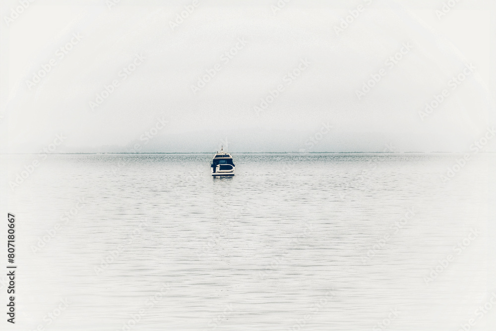 Naklejka premium Bote minimalista