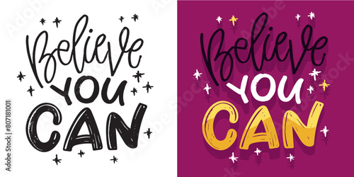 Lettering quote - 100% vector image - t-shirt design. Lettering print art.
