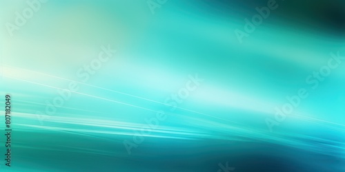 Teal defocused blurred motion abstract background widescreen with copy space texture for display products blank copyspace for design text photo