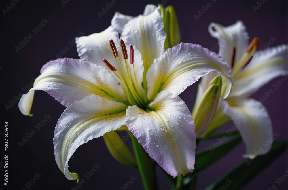 close up of white lily close up of white lily