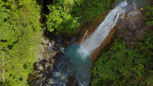 seven tiered erawan waterfall in erawan national park in kanchanaburi province west SBV 304883633 HD  photo