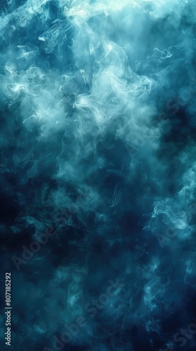Abstract smoke on black background. Fantasy fractal vertical texture. Digital art. 3D rendering.