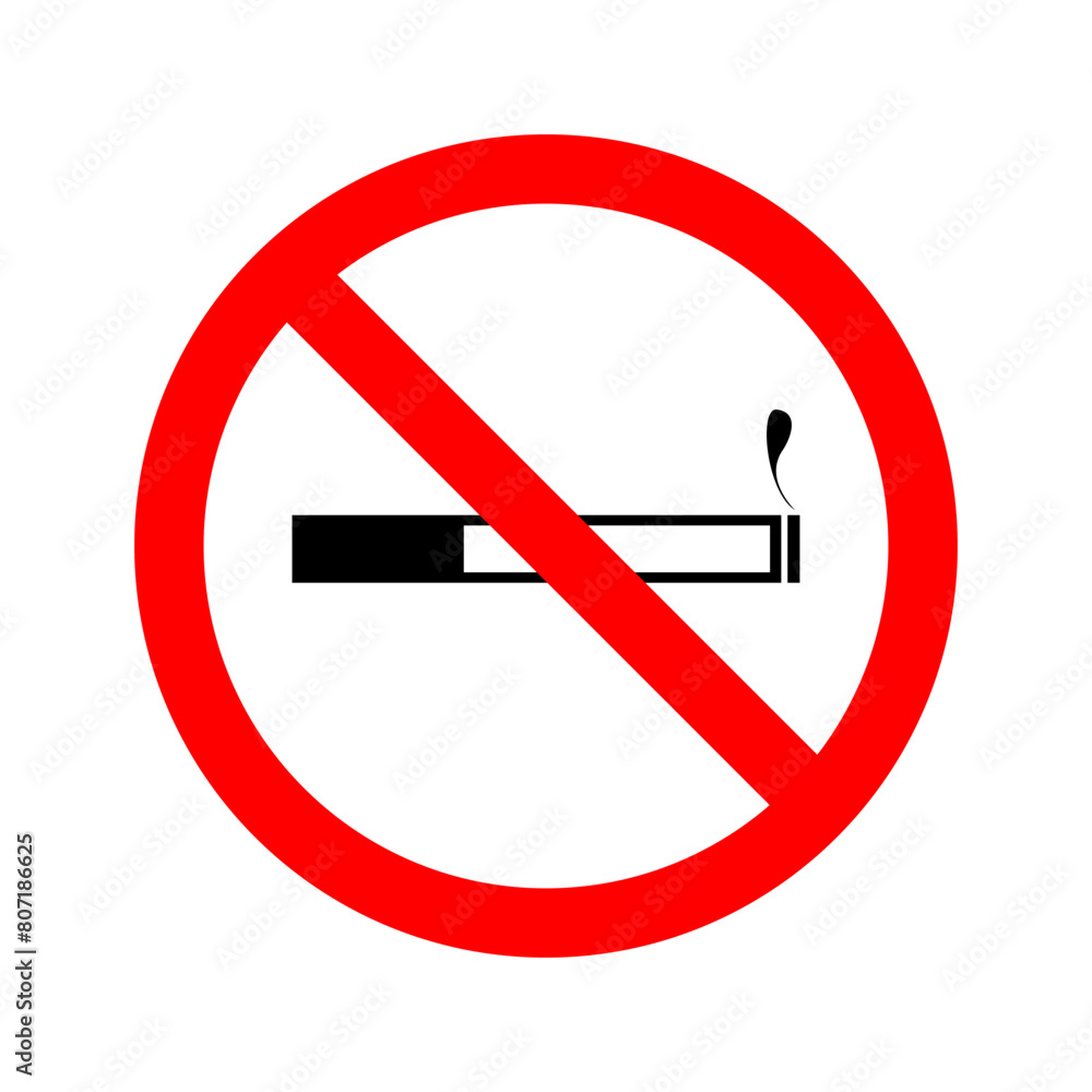 No smoking sign. Stop smoking symbol. Stock Vector No smoking sign. Stop smoking symbol. Stock Vector