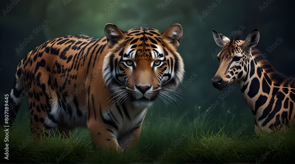 Obraz premium animal background graphics.generative.ai