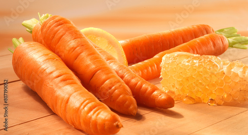 Karottensaft, Möhren, Honigwabe, Karotten, Zitrone, photo