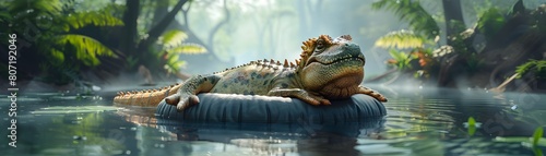 Prehistoric Dimetrodon Floa...