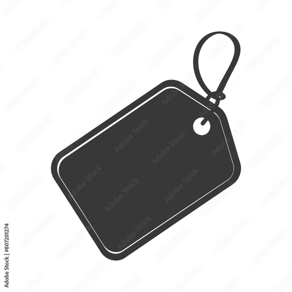 Fototapeta premium Silhouette Discount Sticker price black color only