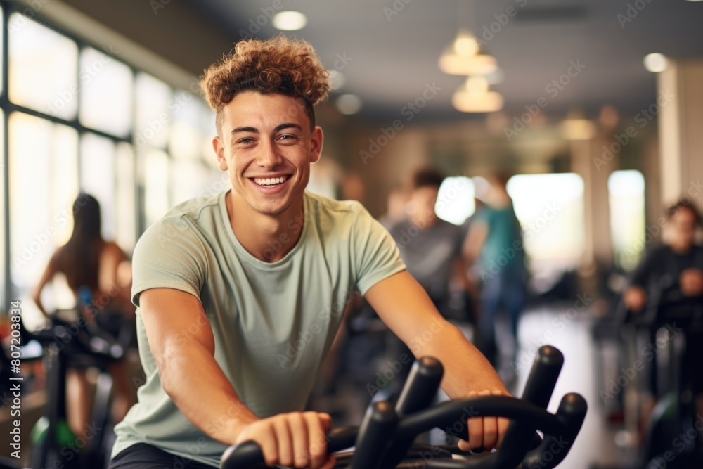 person doing exercise at gym. fitness concept person doing exercise at gym. fitness concept