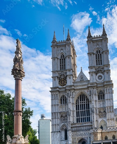 Westminster Abbey, formally called the Collegiate Church of St. Peter at Westminster, is a beautiful and historic Anglican church in London photo