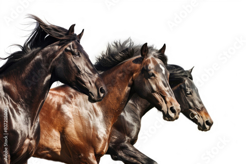 Three stallions  strength embodied