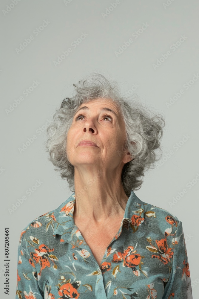 person loking up to a copy space to your concept person loking up to a copy space to your concept