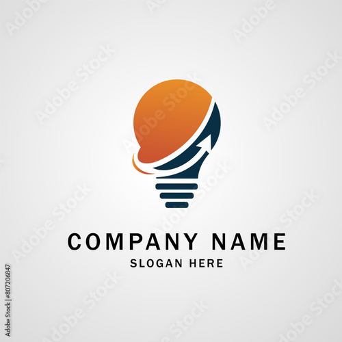 abstract Tech company logo design