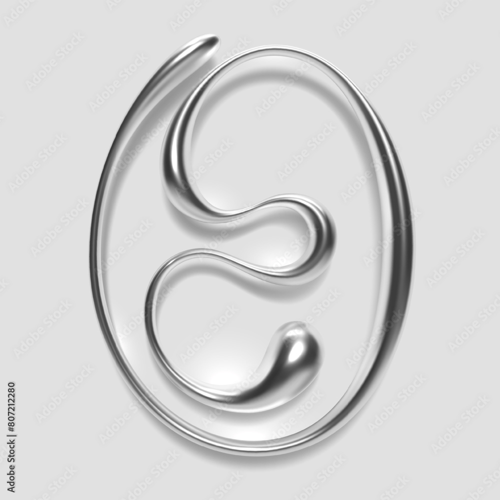 3D chrome number 0, numeral zero dripping liquid metal with glossy reflection shiny surface. Abstract shape of molten silver alloy. Isolated vector for Y2K and retro futurism fonts, typography 3D chrome number 0, numeral zero dripping liquid metal with glossy reflection shiny surface. Abstract shape of molten silver alloy. Isolated vector for Y2K and retro futurism fonts, typography