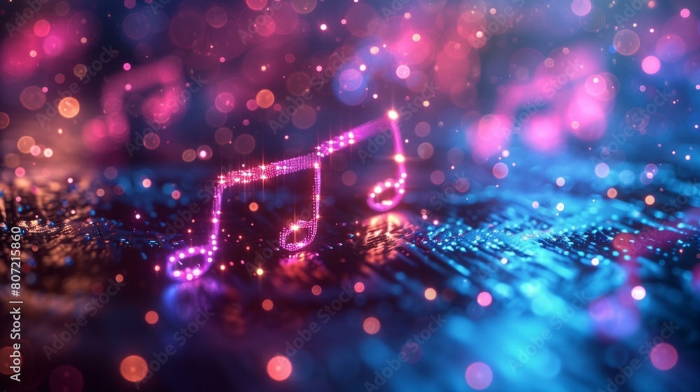 Synthwave music and retro futurism, technology digital electronic sound wave Synthwave music and retro futurism, technology digital electronic sound wave