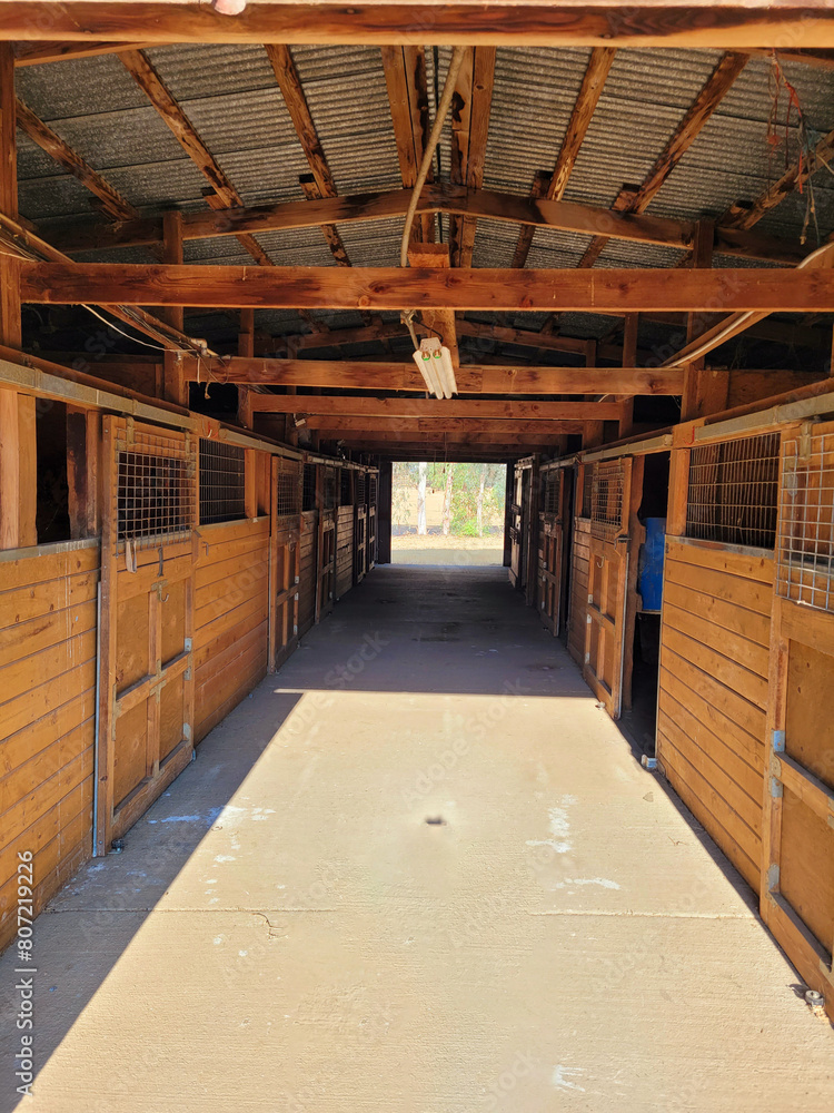 Fototapeta premium Old abandoned barn