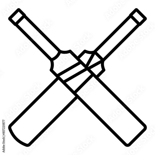 Cricket bat Icon