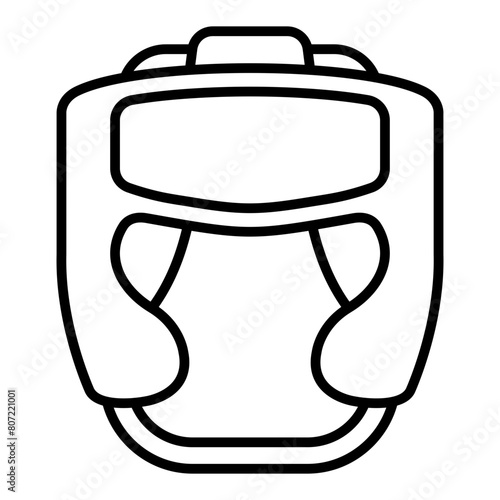 Boxing Helmet Icon