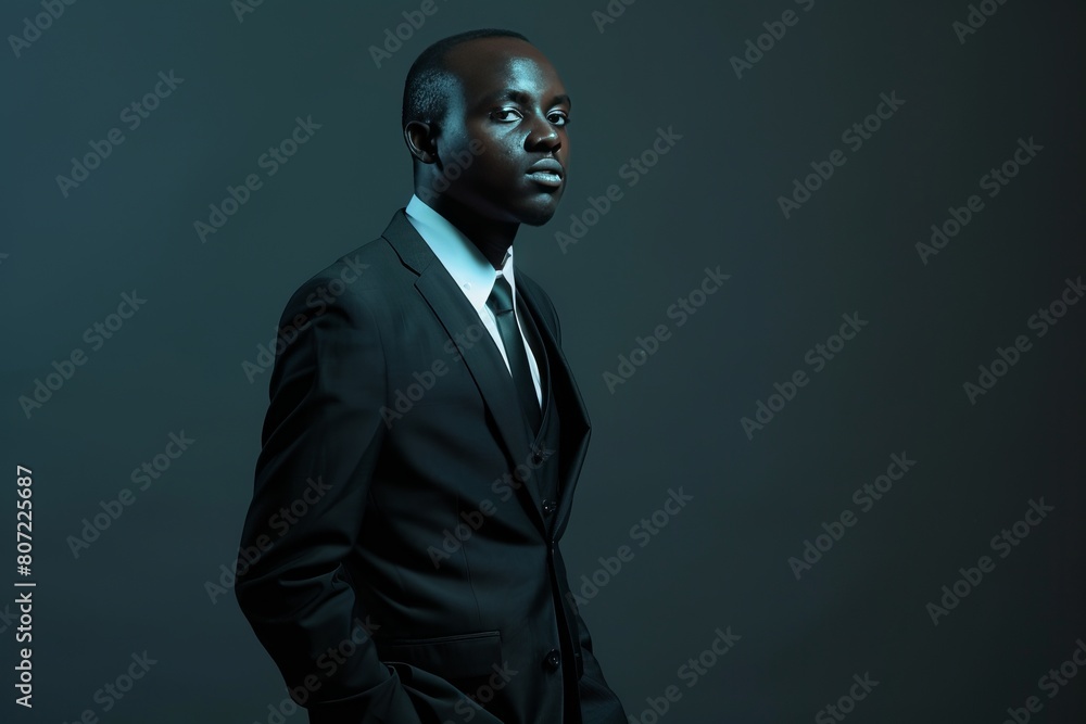 Obraz premium Confident Man in Suit 3