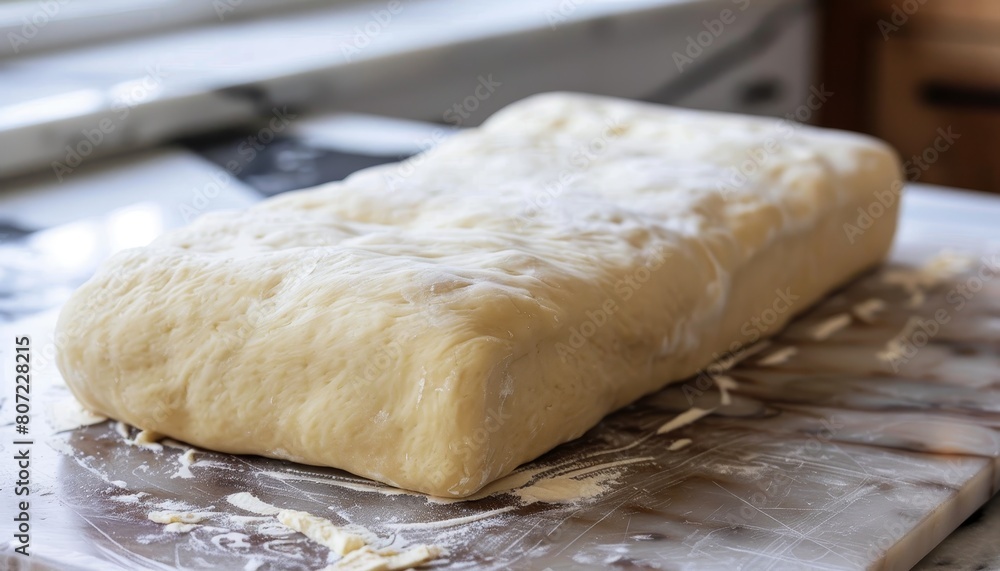 Ready to rest focaccia dough Ready to rest focaccia dough