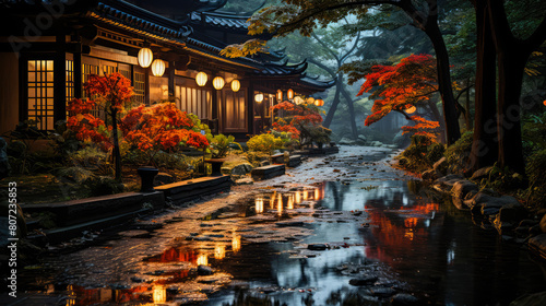 Wallpaper Mural Japanese Garden: Natural Relaxation in Serene Decorated Space Torontodigital.ca