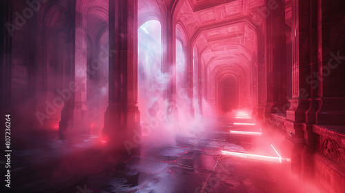 Other worldly ambiance with smoke and lasers © Abdul