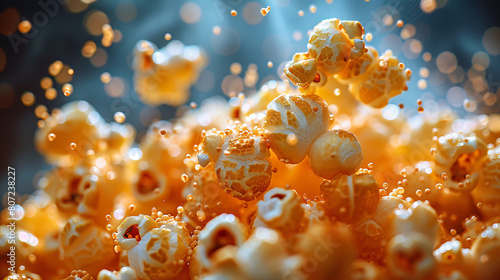 Popcorn stand cinema shot movie theatre popcorn