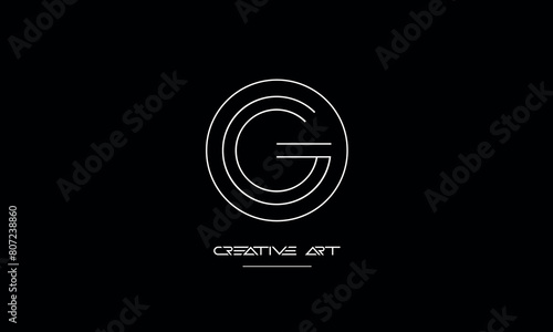 GG, G abstract letters logo monogram