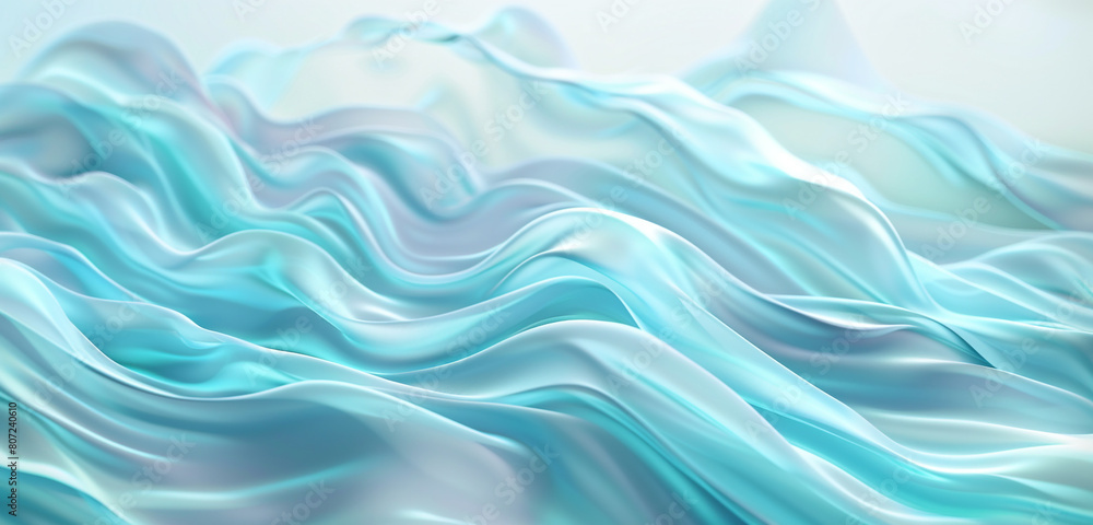 Cool arctic mint blue waves styled as abstract flames ideal for a crisp icy background Cool arctic mint blue waves styled as abstract flames ideal for a crisp icy background