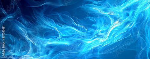 Cool cerulean waves in a flame-like design perfect for a refreshing bright background