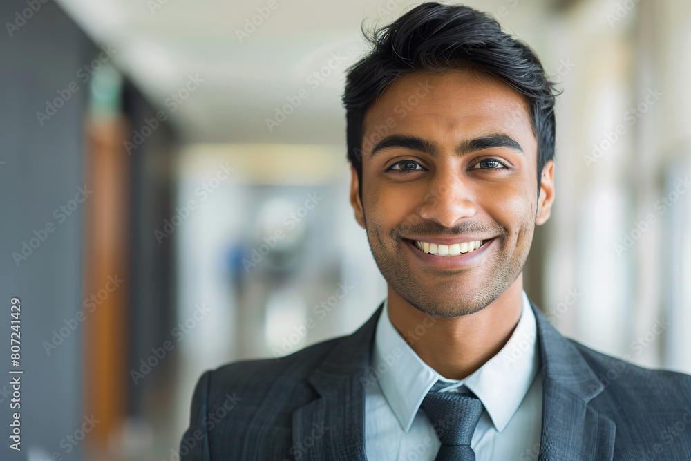 Portrait of Indian Businessman Smiling Portrait of Indian Businessman Smiling