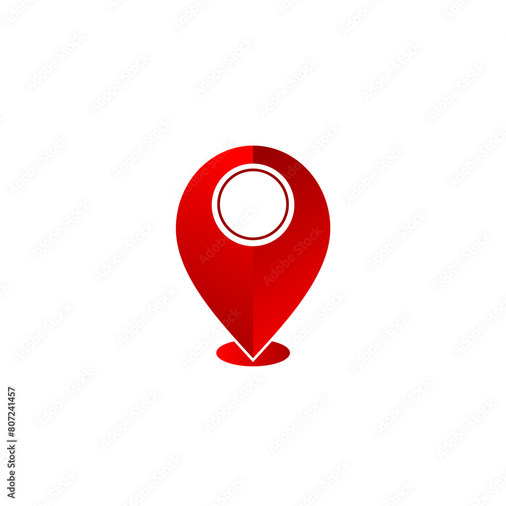 Location, pin, pointer icon symbol design, simple shape vector icon of location point Location, pin, pointer icon symbol design, simple shape vector icon of location point