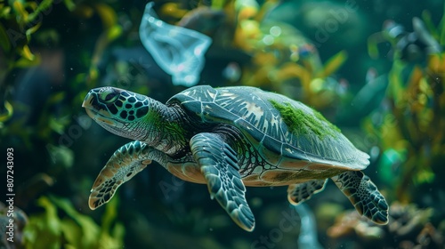 How Ocean Debris Endangers Marine Life, as Turtles Mistake Plastic Bags for Food © lander