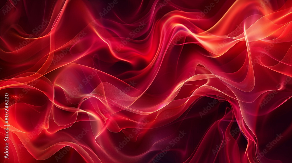 Electric ruby red abstract waves styled as flames ideal for a vibrant passionate background Electric ruby red abstract waves styled as flames ideal for a vibrant passionate background
