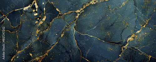 Elegant navy blue  pale gold marble pattern with luxurious golden veining designed to mimic posh stone textures