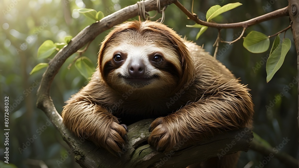 Subject Description: Sloth symbol upgraded to represent the number 5 ...