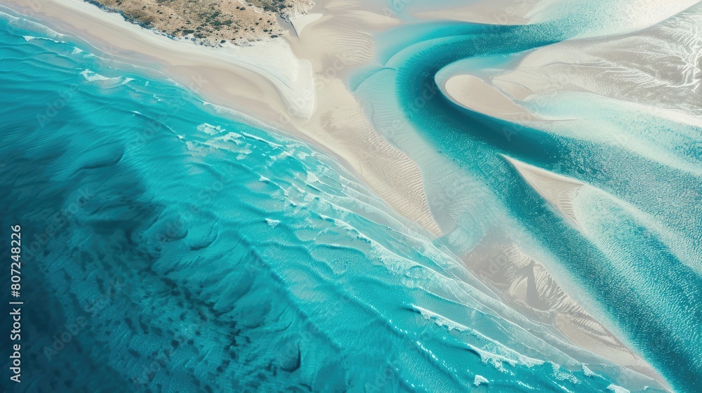 custom made wallpaper toronto digitalStunning Aerial View of Hill Inlet at Beach in Bay