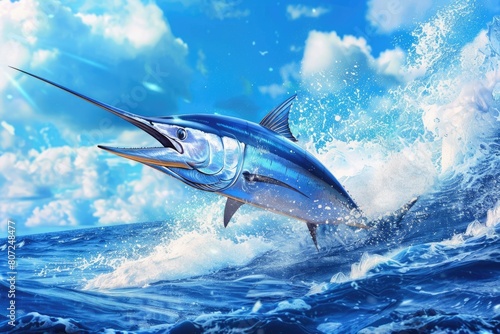 White Marlin - Majestic Billfish of the Atlantic for Real Sports Fishing Adventure