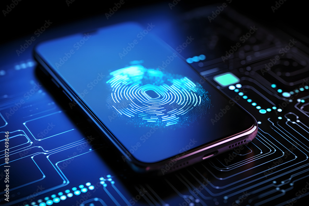 Secure digital smartphone identification for bank account access and investment protection