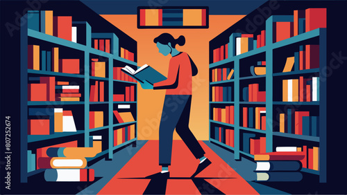 Exploring a local bookstore browsing through the aisles and getting lost in the endless possibilities of new books to read..